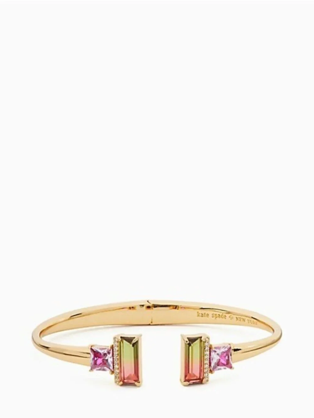 Kate Spade Geo Gems Open Hinged Cuff Bracelet O0RU3220 Multi (974) - Picture 2 of 7